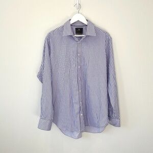 M&S Collection Regular Fit Striped Button Up